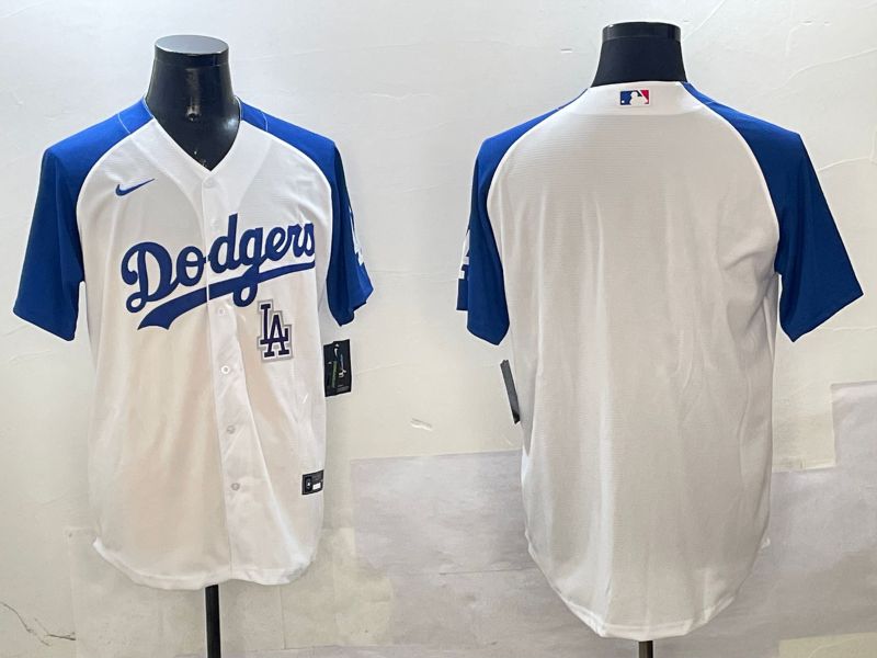 Men Los Angeles Dodgers Blank White blue Game 2025 Nike MLB Jersey style 8->los angeles dodgers->MLB Jersey